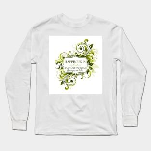 Abstract Floral Design 22 Long Sleeve T-Shirt